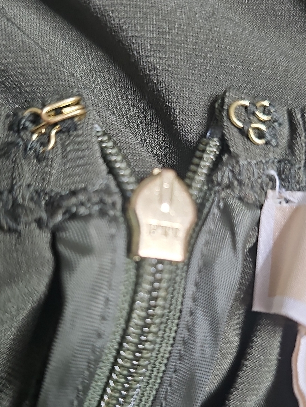 Michael Kors Hunter Green Dress with Gold Hardware - Picture 6 of 6